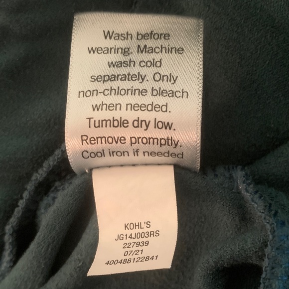 SO Teal and Rust Leggings Set - Picture 4 of 14